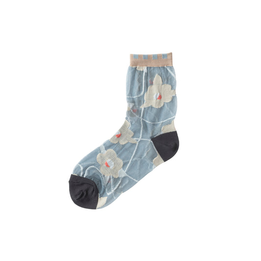 【TRICOTE】CAMELLIA SOCKS