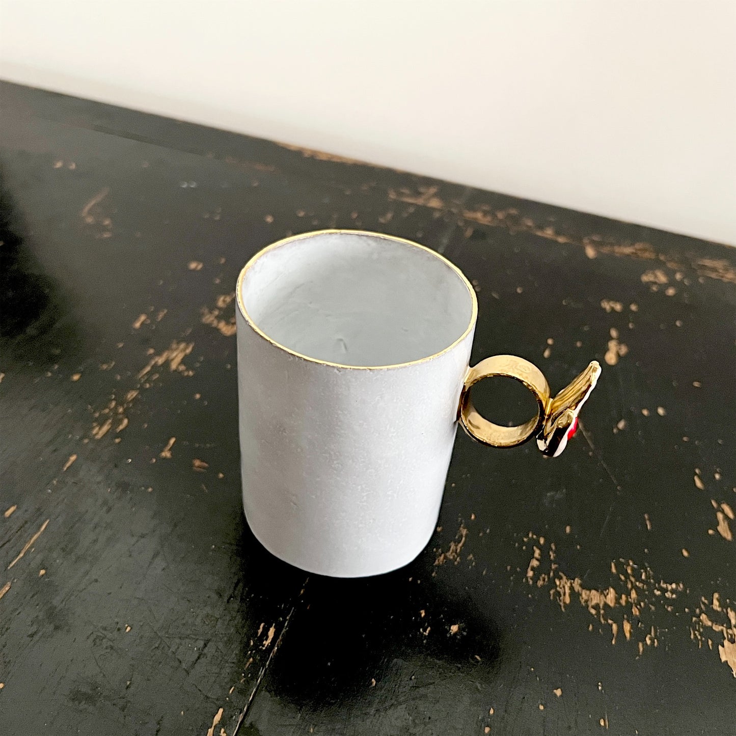 【Astier de Villatte】Heart on Hand Ring Cup