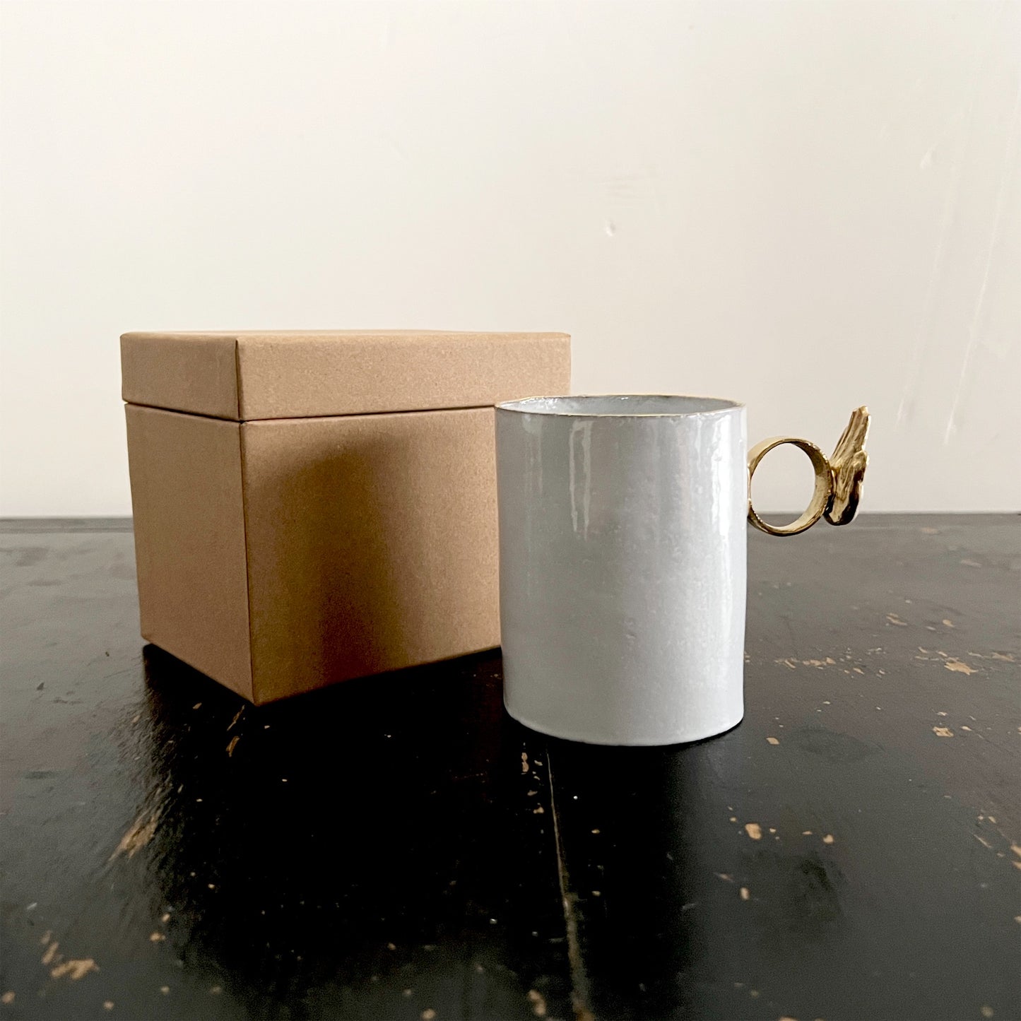 【Astier de Villatte】Heart on Hand Ring Cup