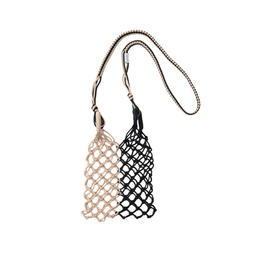 【TRICOTE】BICOLOR MACRAME BAG