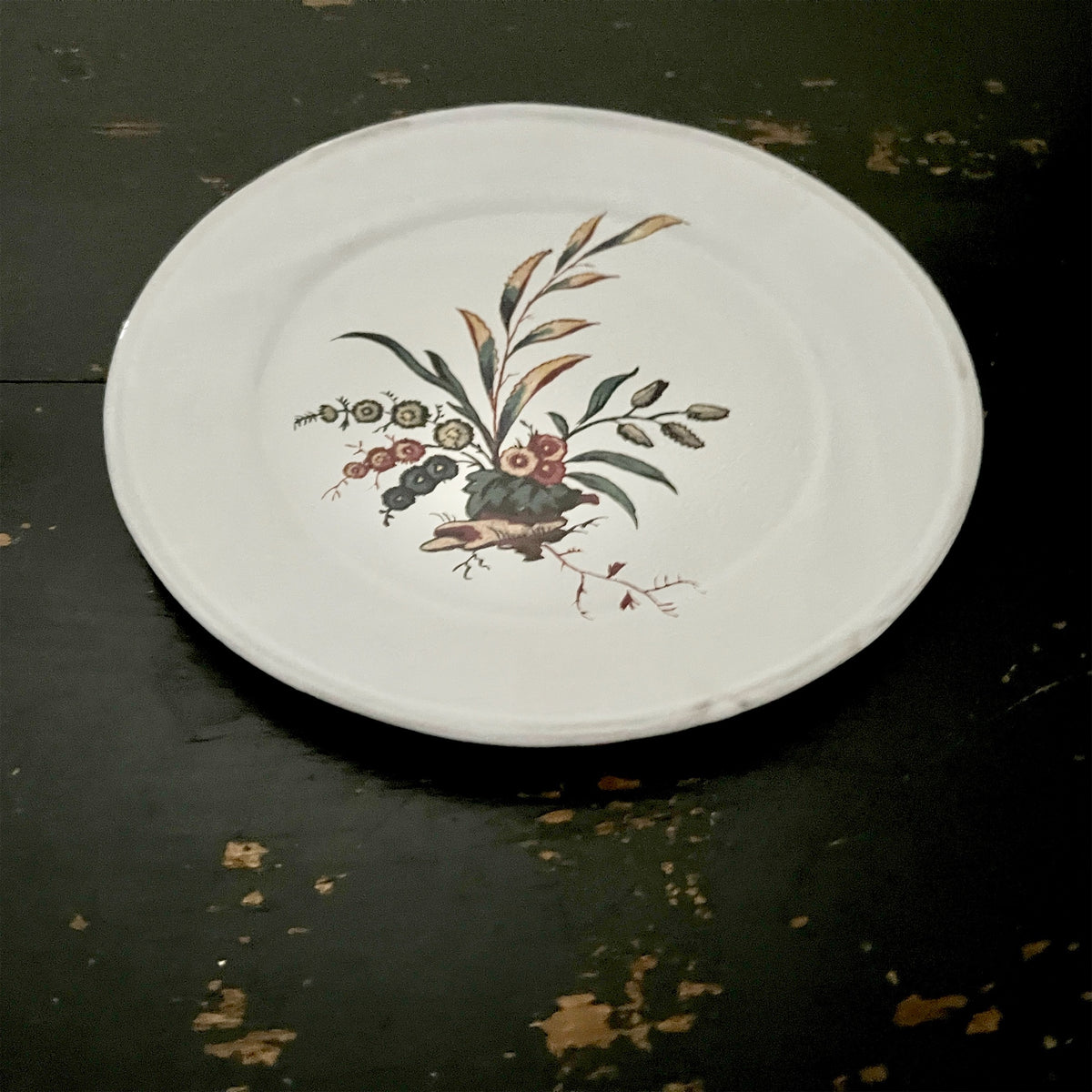 【Astier de Villatte】Small Bearberry Plate