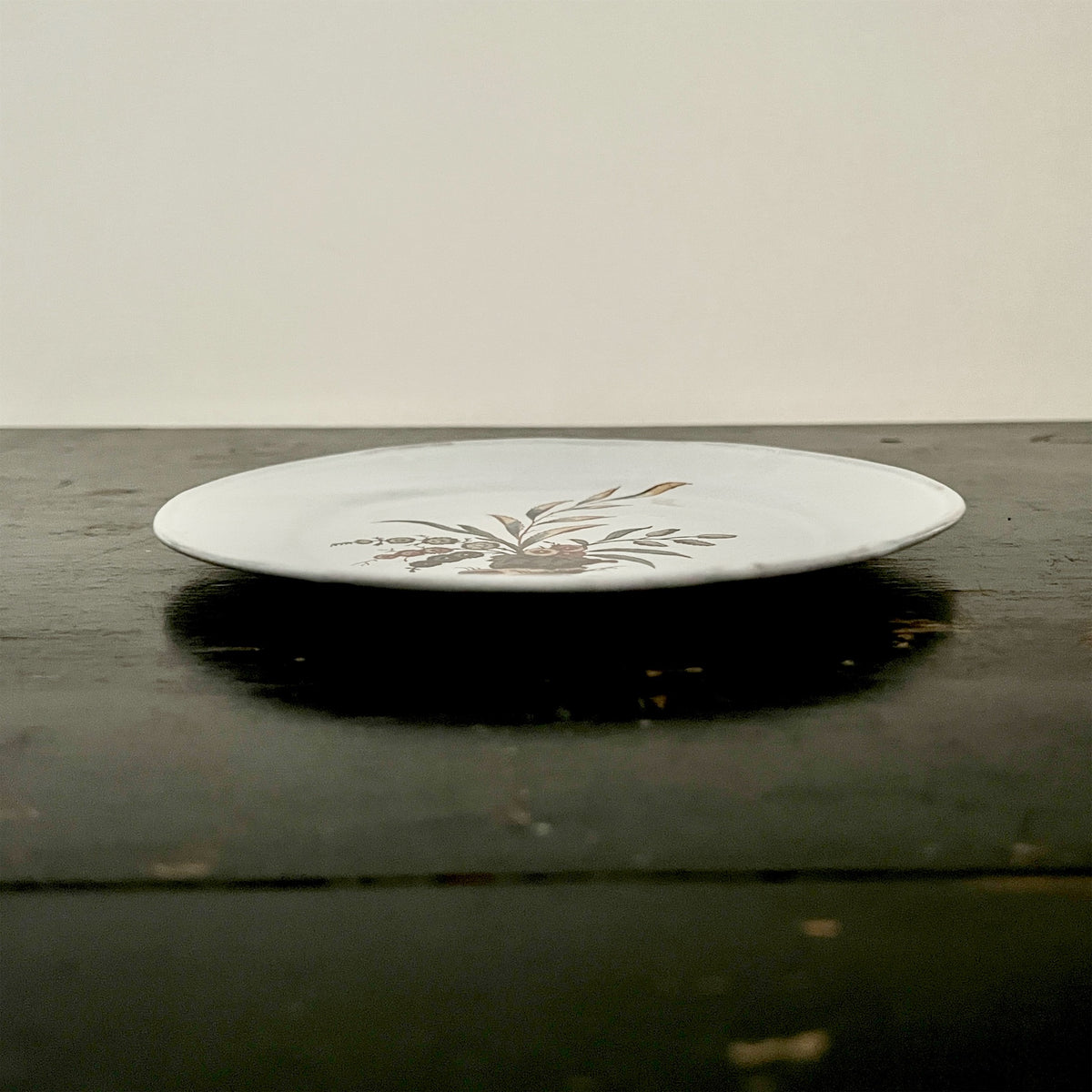 【Astier de Villatte】Small Bearberry Plate