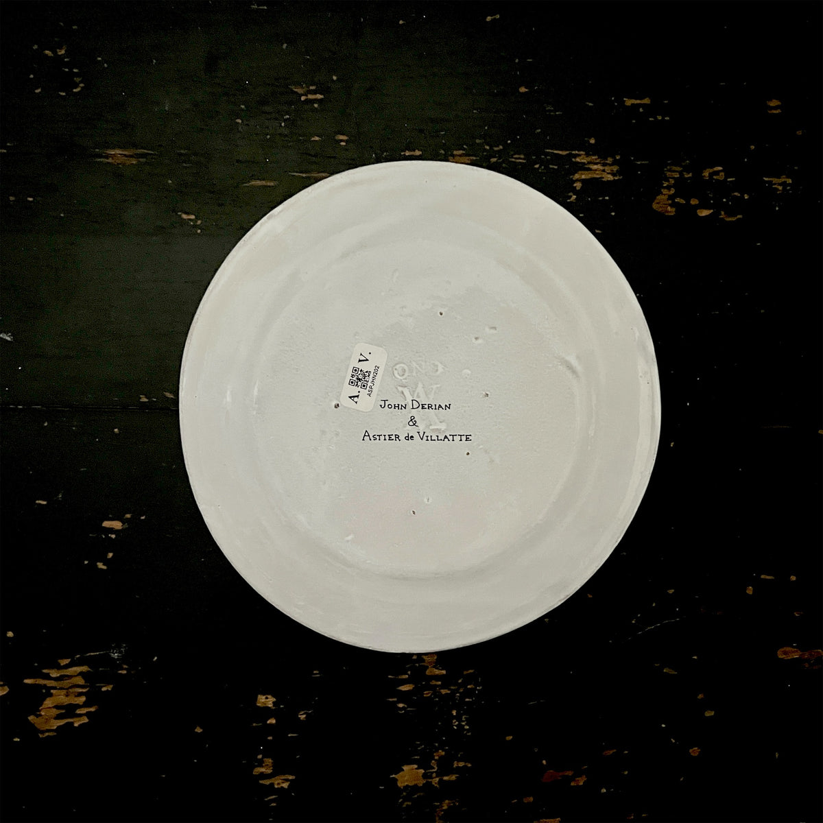【Astier de Villatte】Small Bearberry Plate