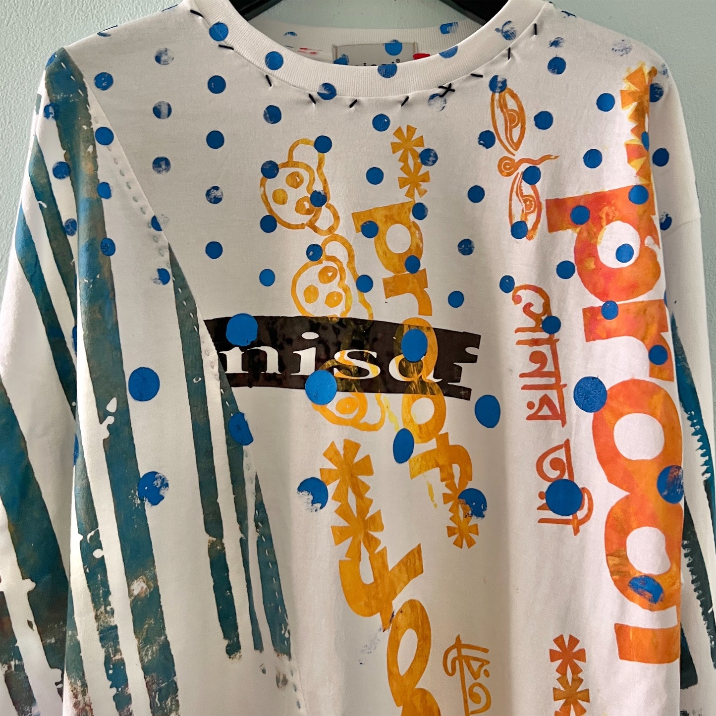 【nisai】古着解体再構築のロンT R009