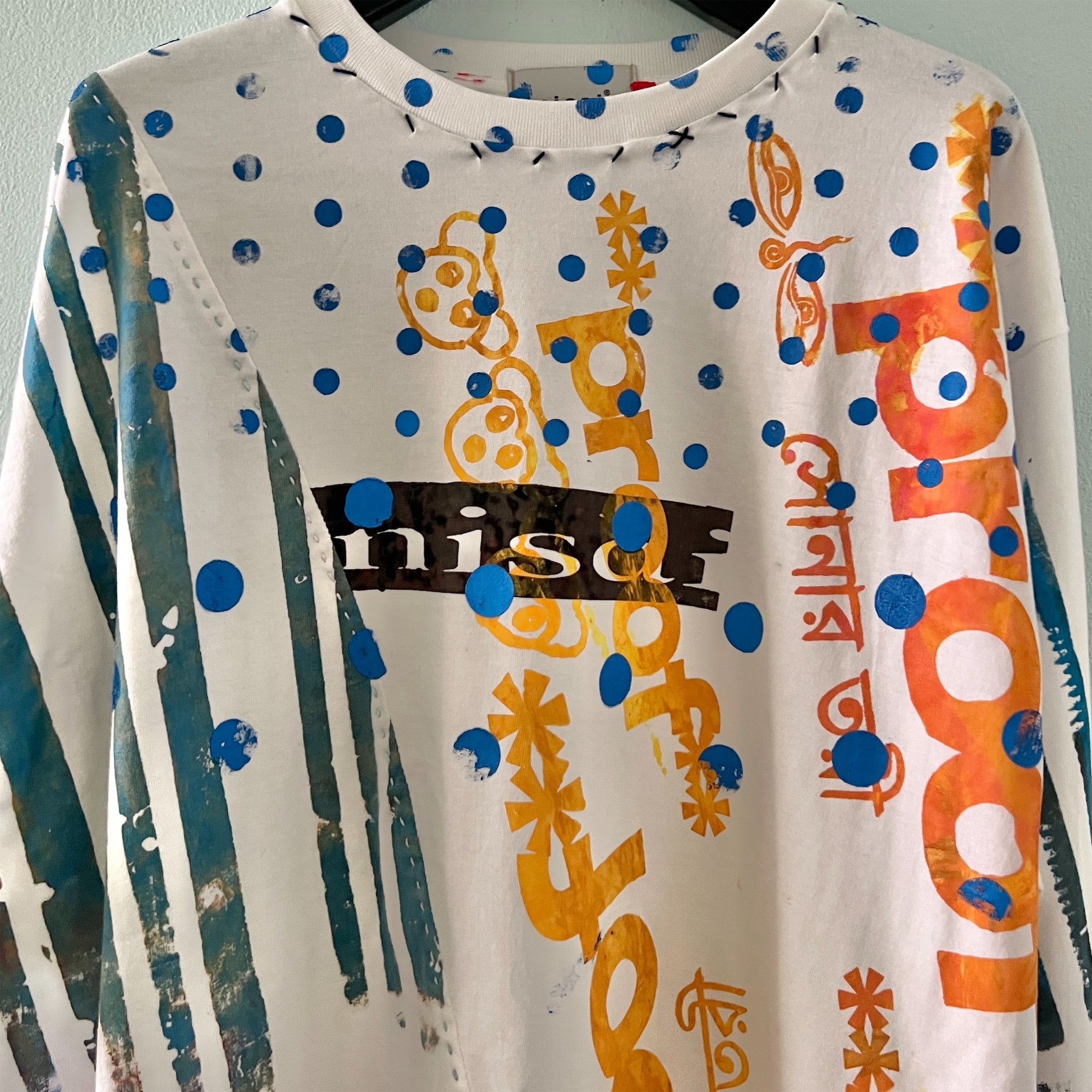 【nisai】古着解体再構築のロンT R009