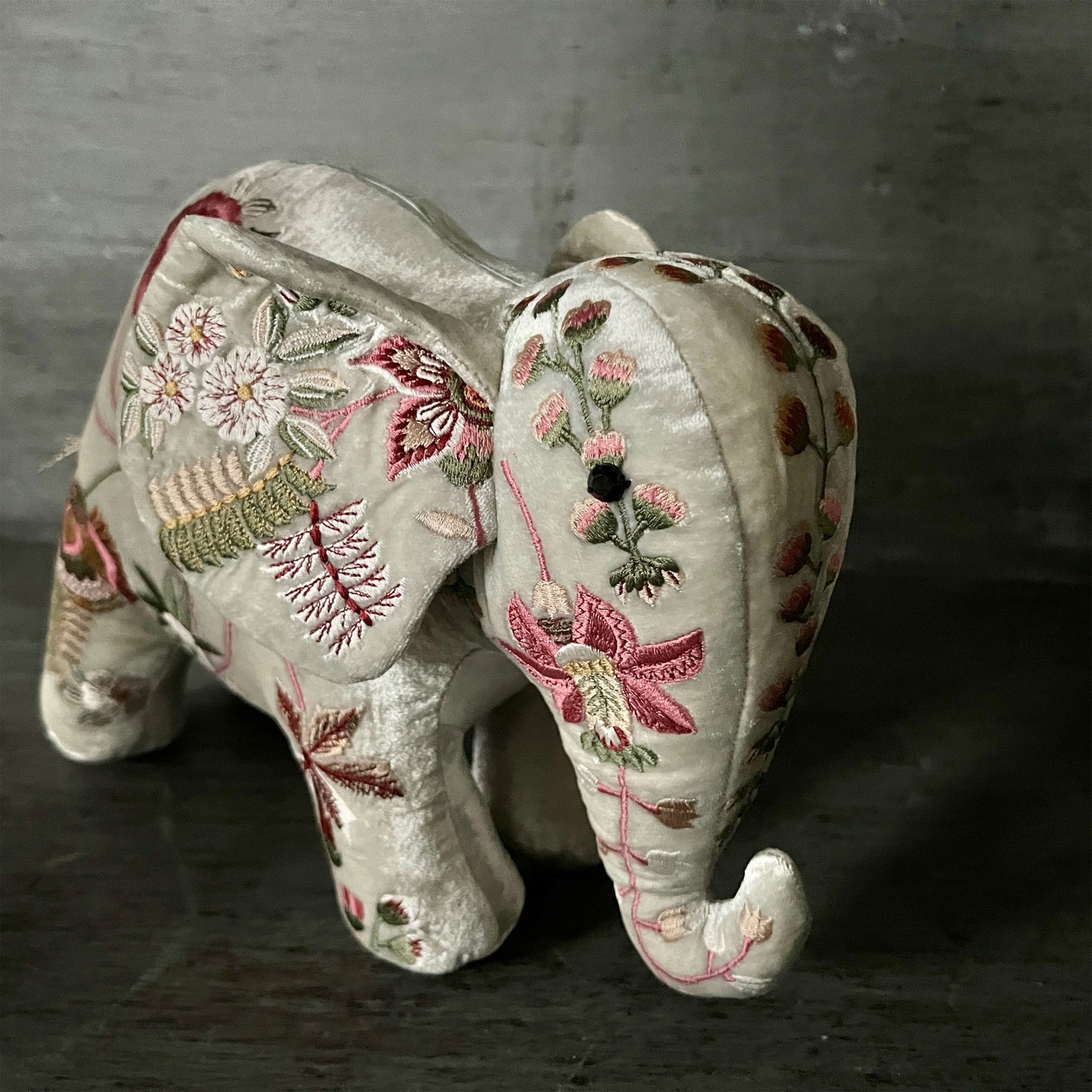 【Anke Drechsel】シルクベルベット Elephant_S.Blue