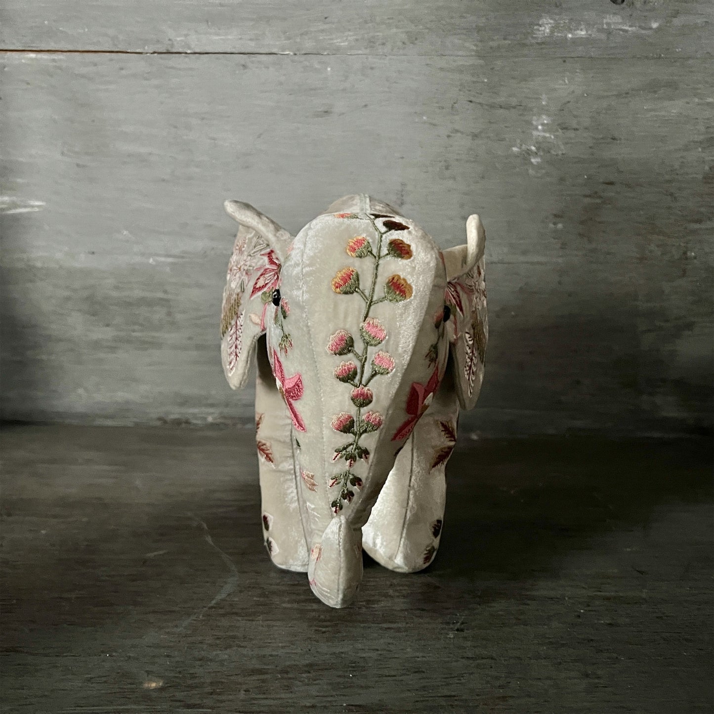 【Anke Drechsel】シルクベルベット Elephant_S.Blue