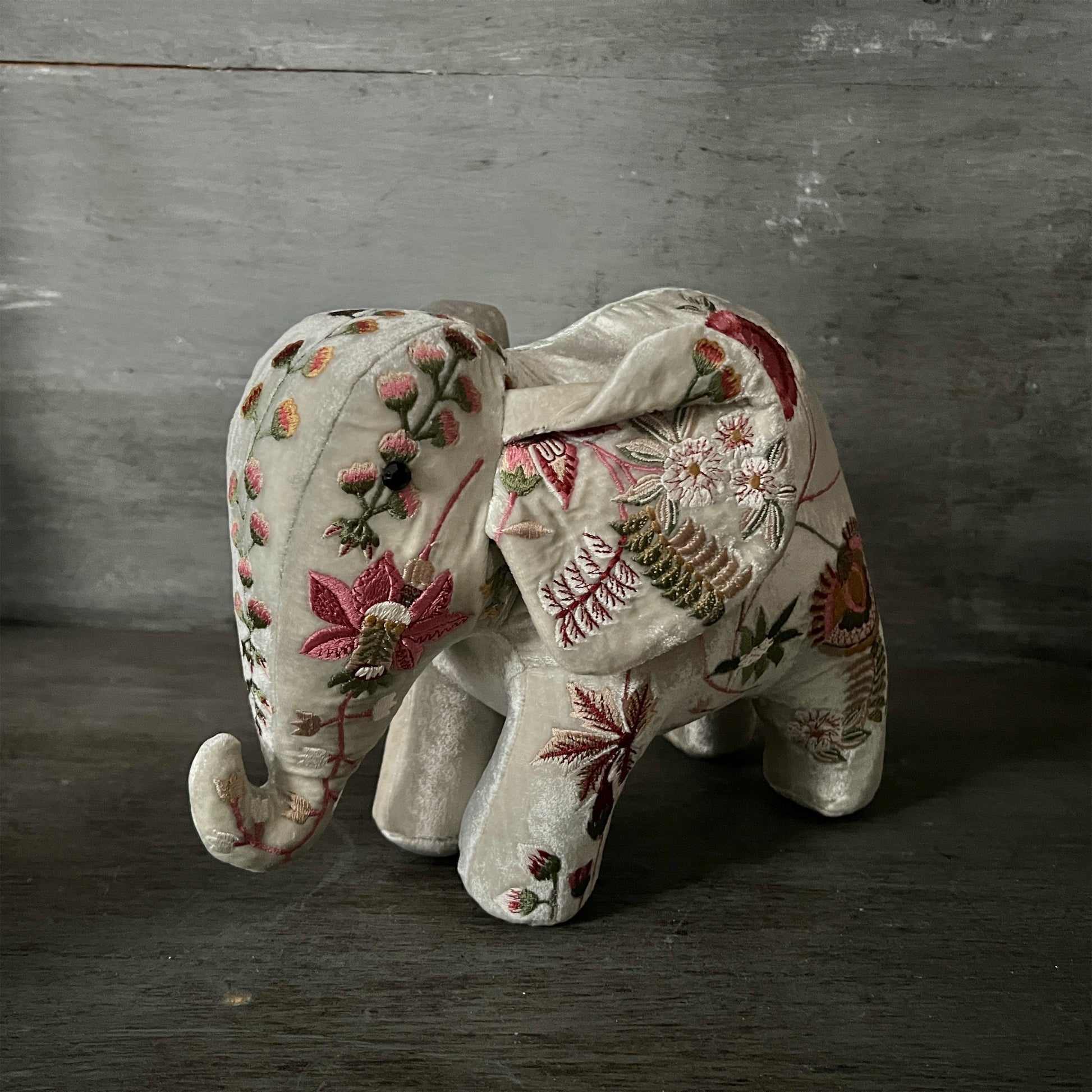 【Anke Drechsel】シルクベルベット Elephant_S.Blue