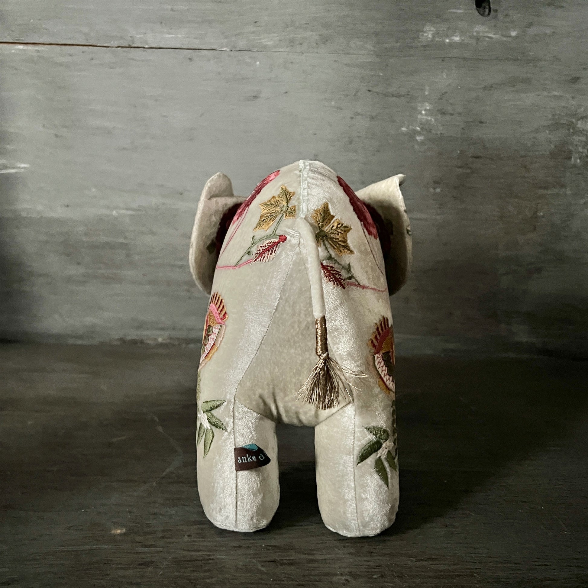 【Anke Drechsel】シルクベルベット Elephant_S.Blue