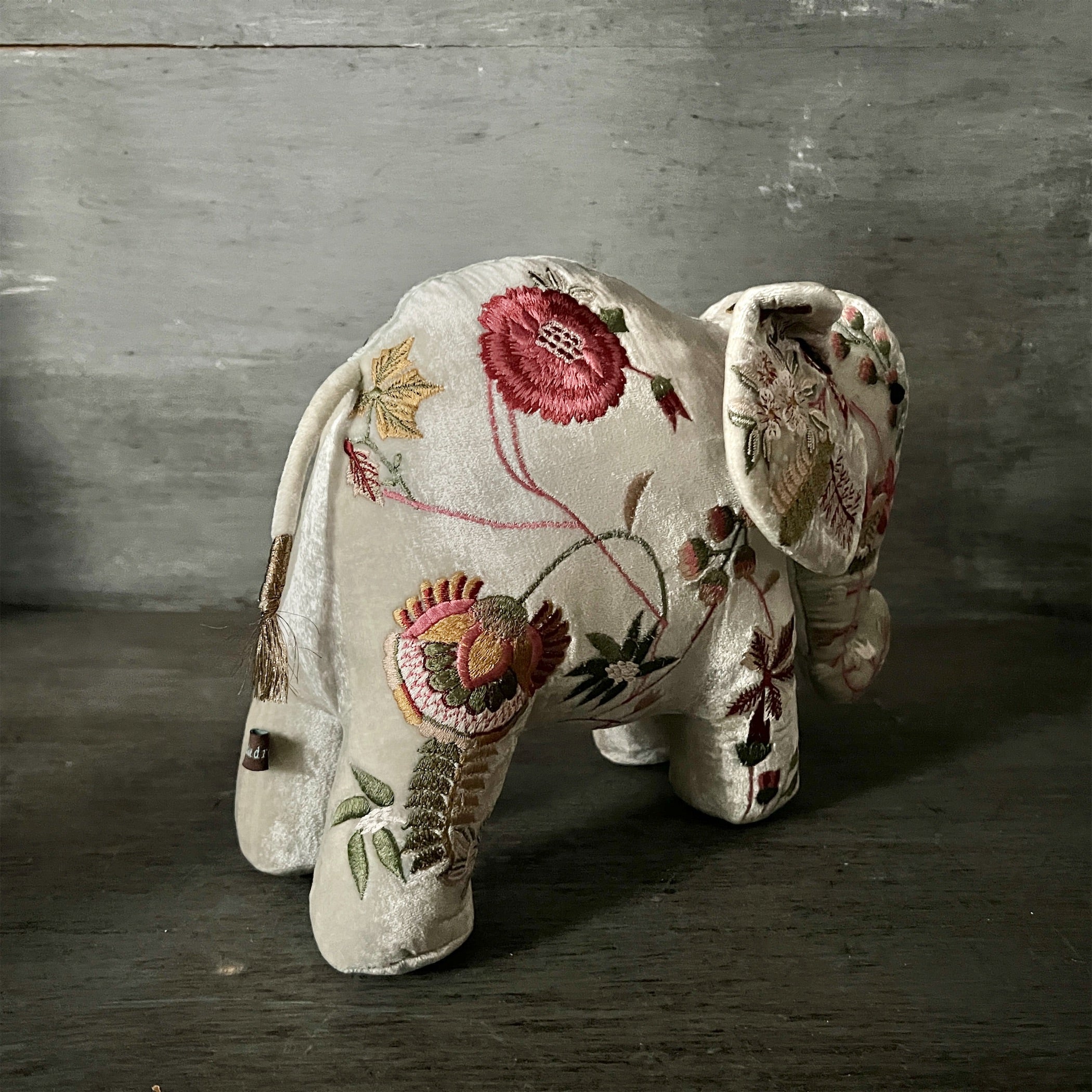 Anke Drechsel】シルクベルベット Elephant_S.Blue | フィールシーン