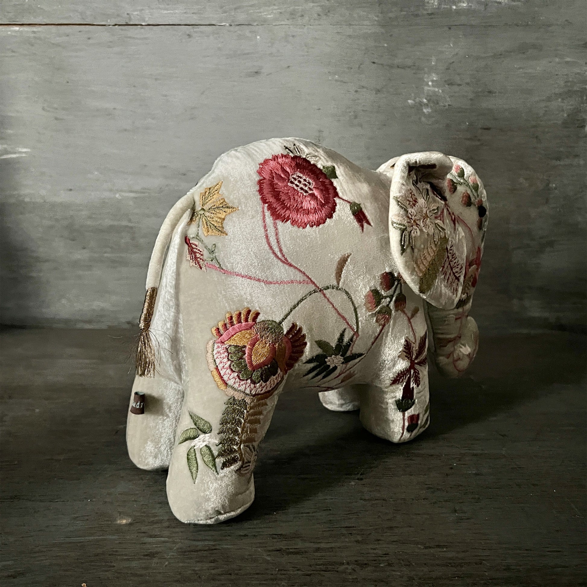 【Anke Drechsel】シルクベルベット Elephant_S.Blue