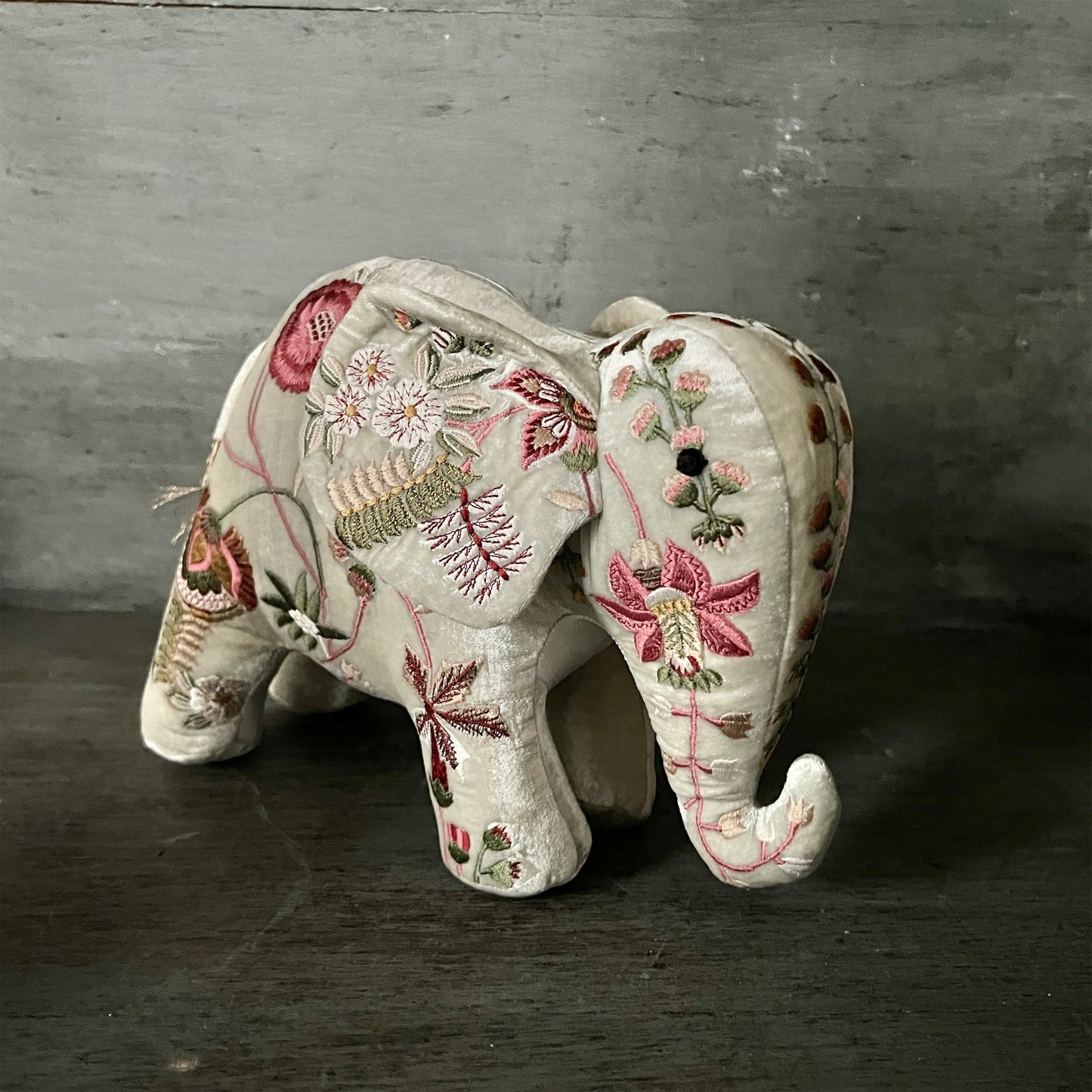 【Anke Drechsel】シルクベルベット Elephant_S.Blue