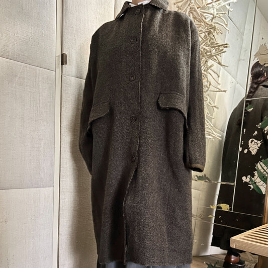 【H+ HANNOH WESSEL】Coat Mabel_Brown 43