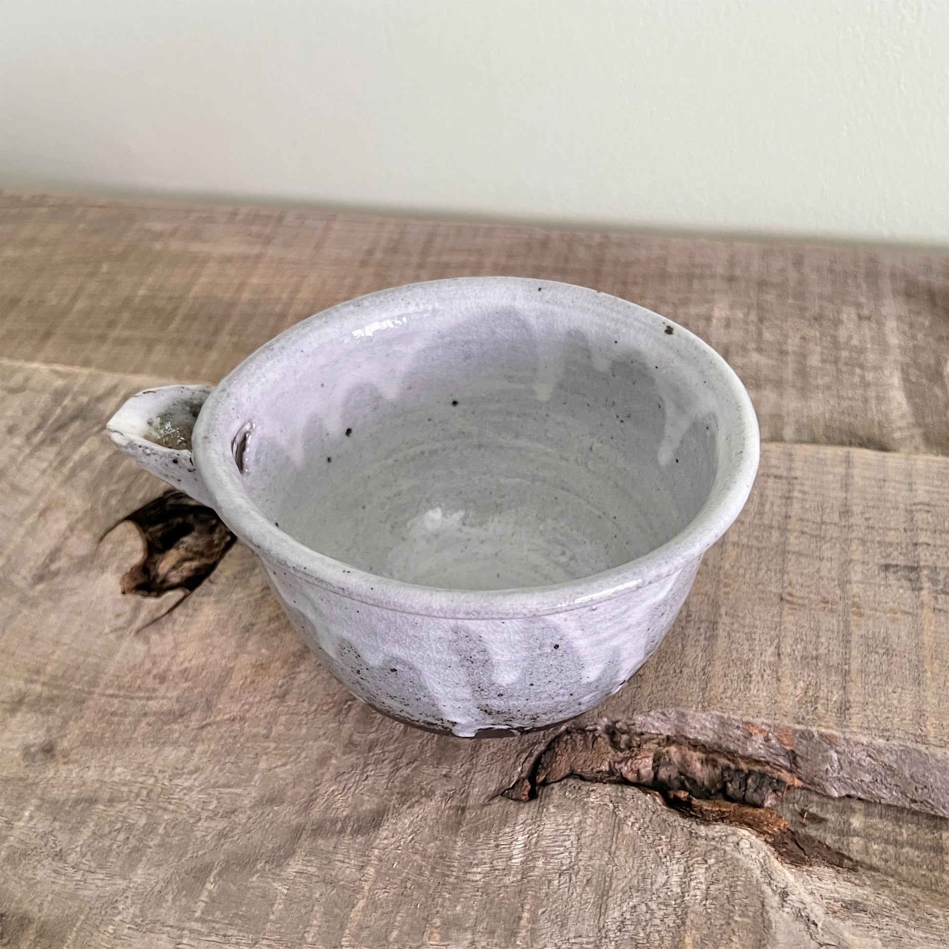【中川自然坊窯】粉引唐津片口注器 80