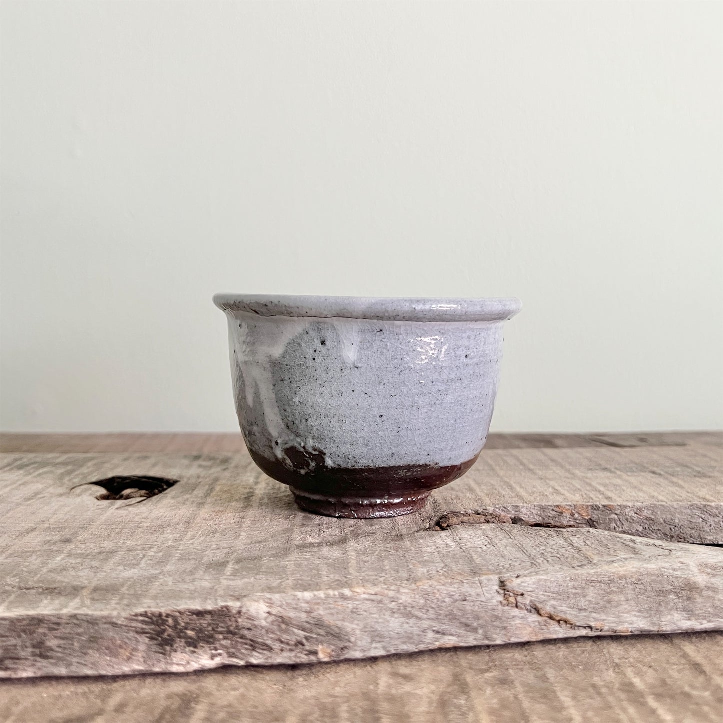 【中川自然坊窯】粉引唐津片口注器 80