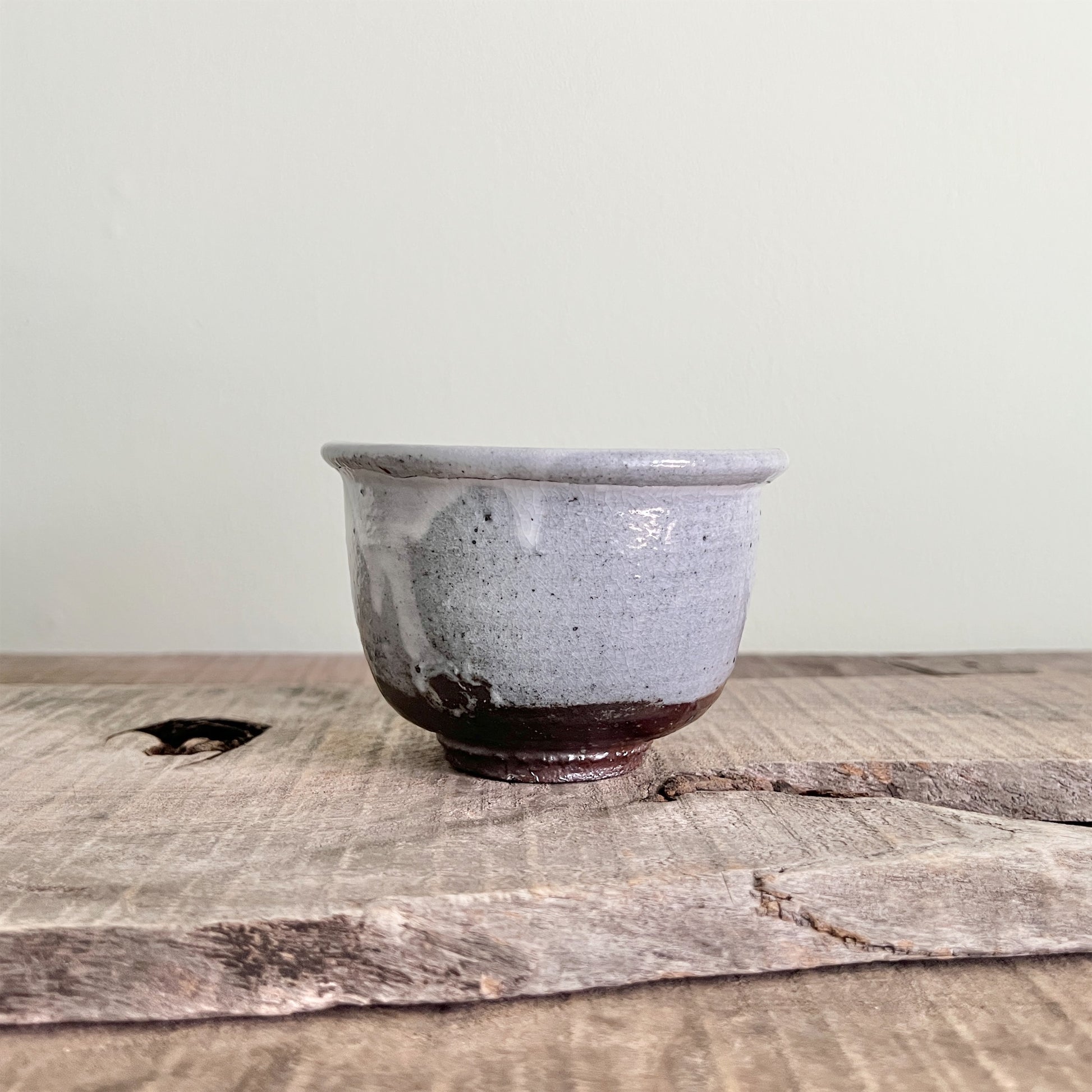 【中川自然坊窯】粉引唐津片口注器 80