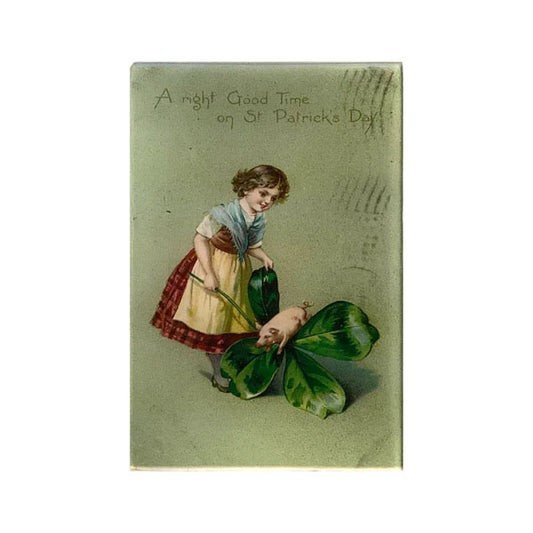 【JOHN DERIAN】デコパージュプレートSt. Patrick's Postcard