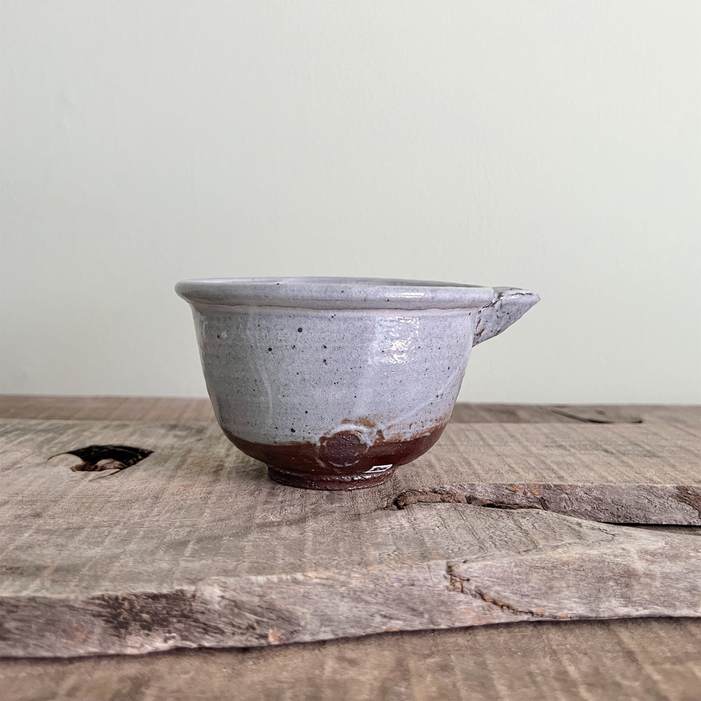 【中川自然坊窯】粉引唐津片口注器 80