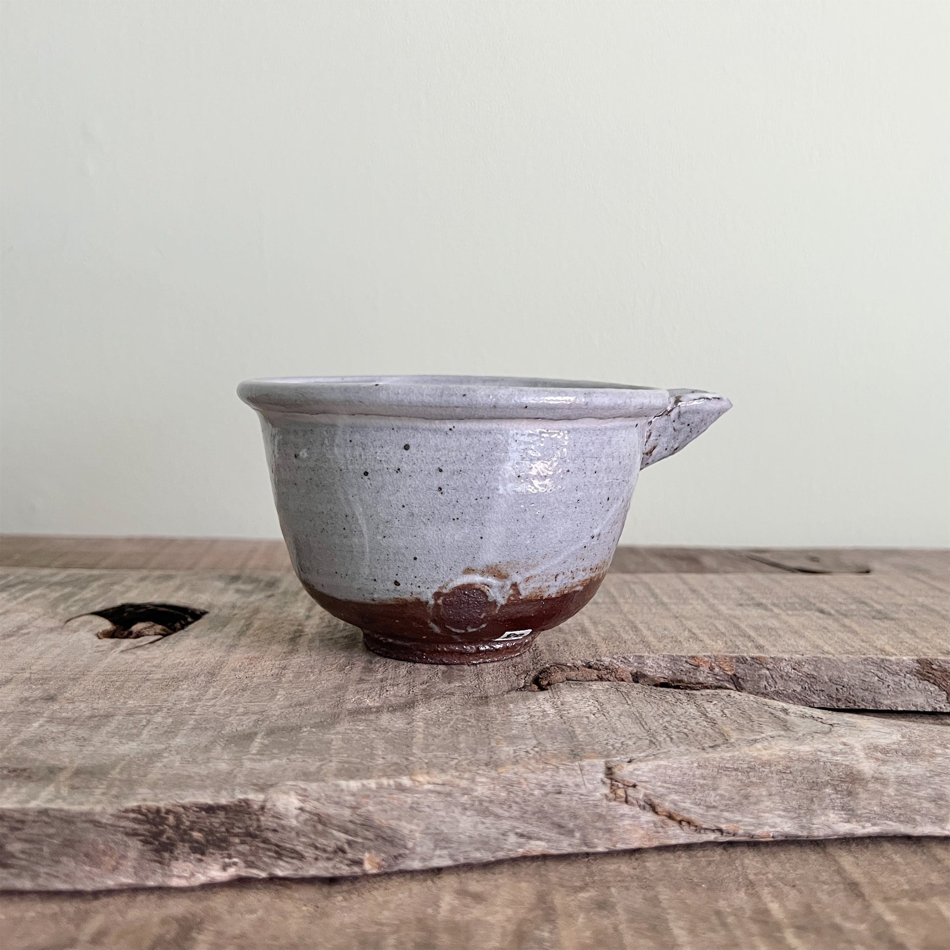 【中川自然坊窯】粉引唐津片口注器 80