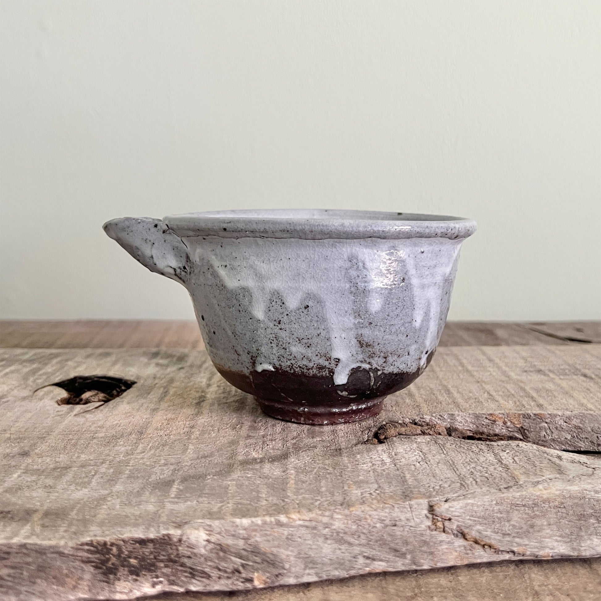 【中川自然坊窯】粉引唐津片口注器 80