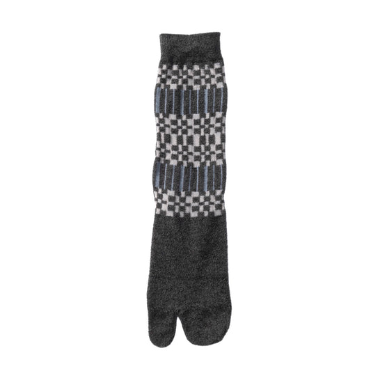 【TRICOTE】PLAID STRIPED TABI SOCKS