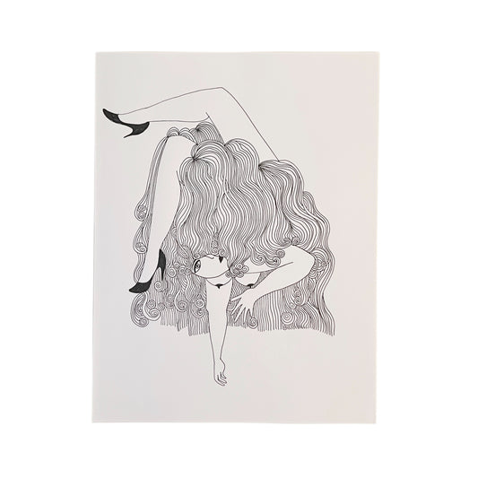 【Cathy Burghi 】逆さ髪の中から顔と腕