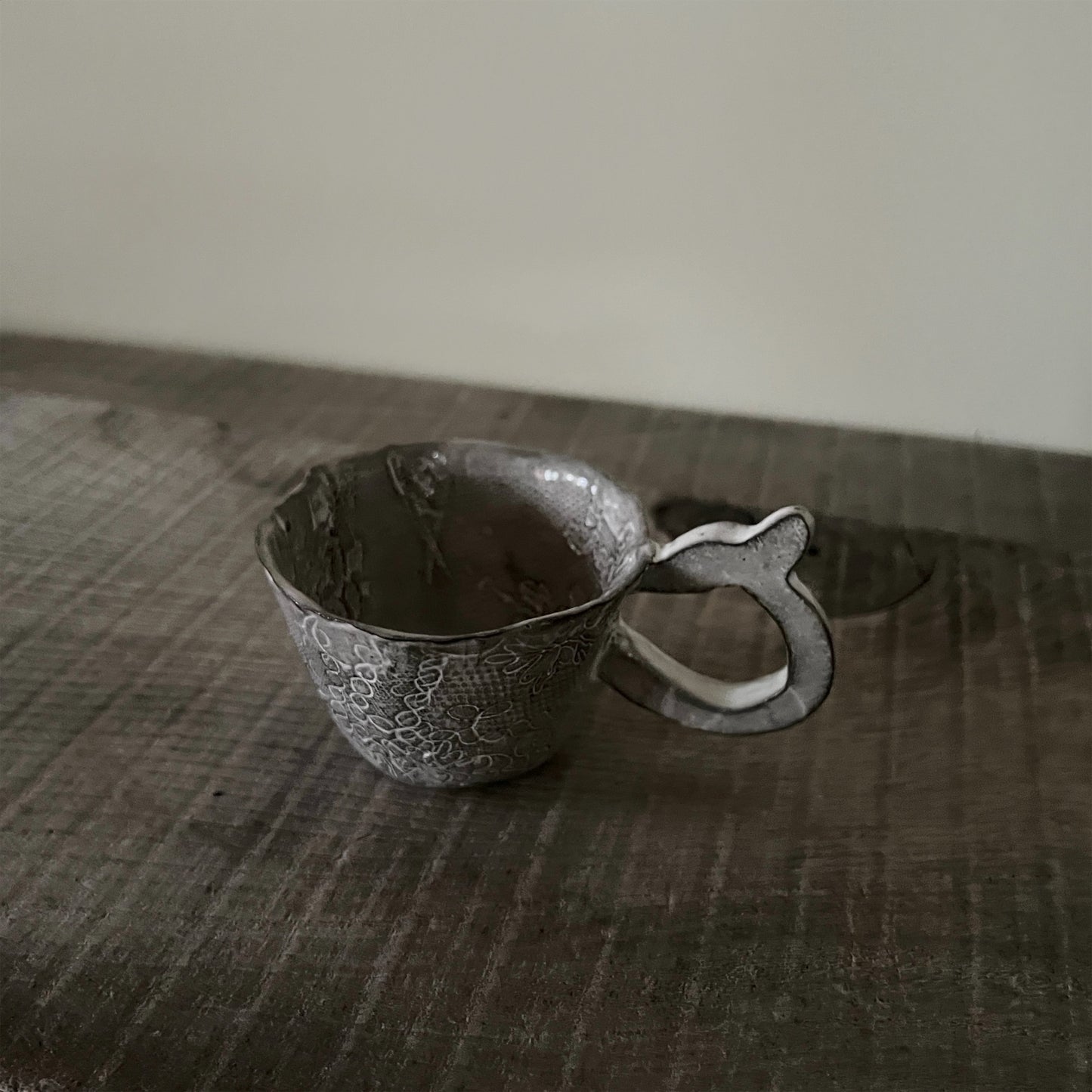 【 Valerie Casado】ティーカップ C-Tasse a The_Noir-1