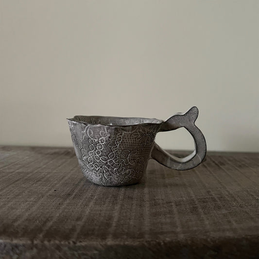 【 Valerie Casado】ティーカップ C-Tasse a The_Noir-1