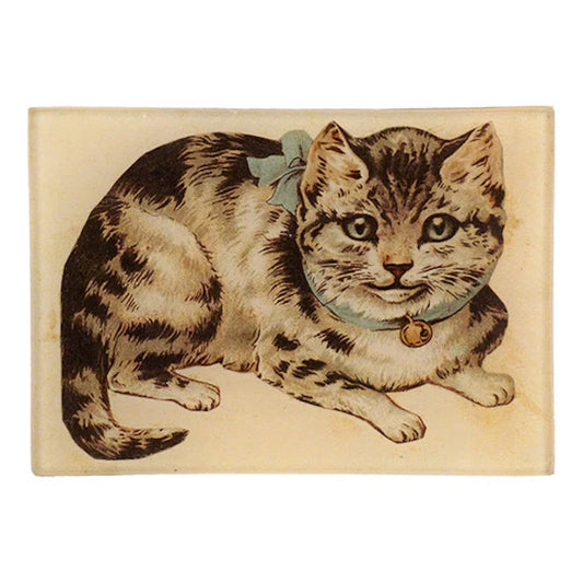 【JOHN DERIAN】デコパージュプレート Kitty_Tiny Tray