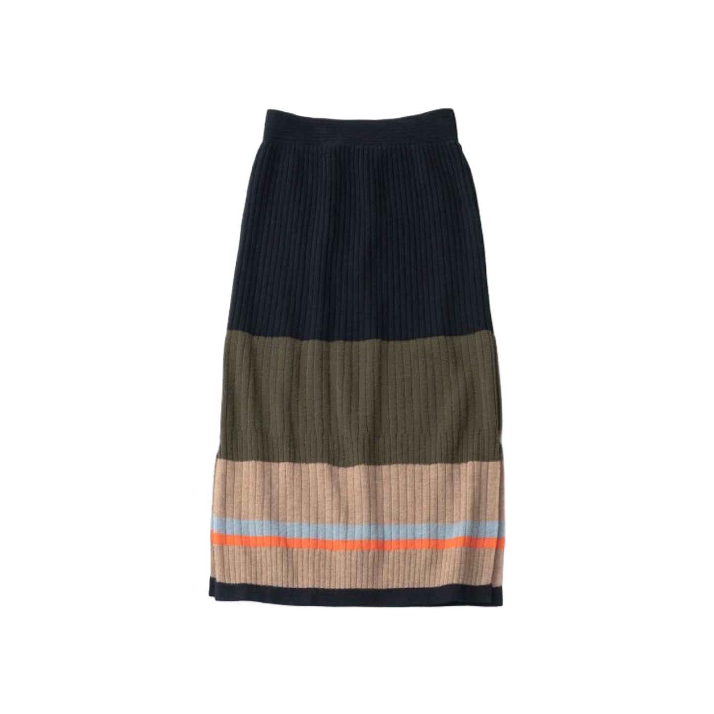 【TRICOTE】PLAIN RIB MULTI SKIRT