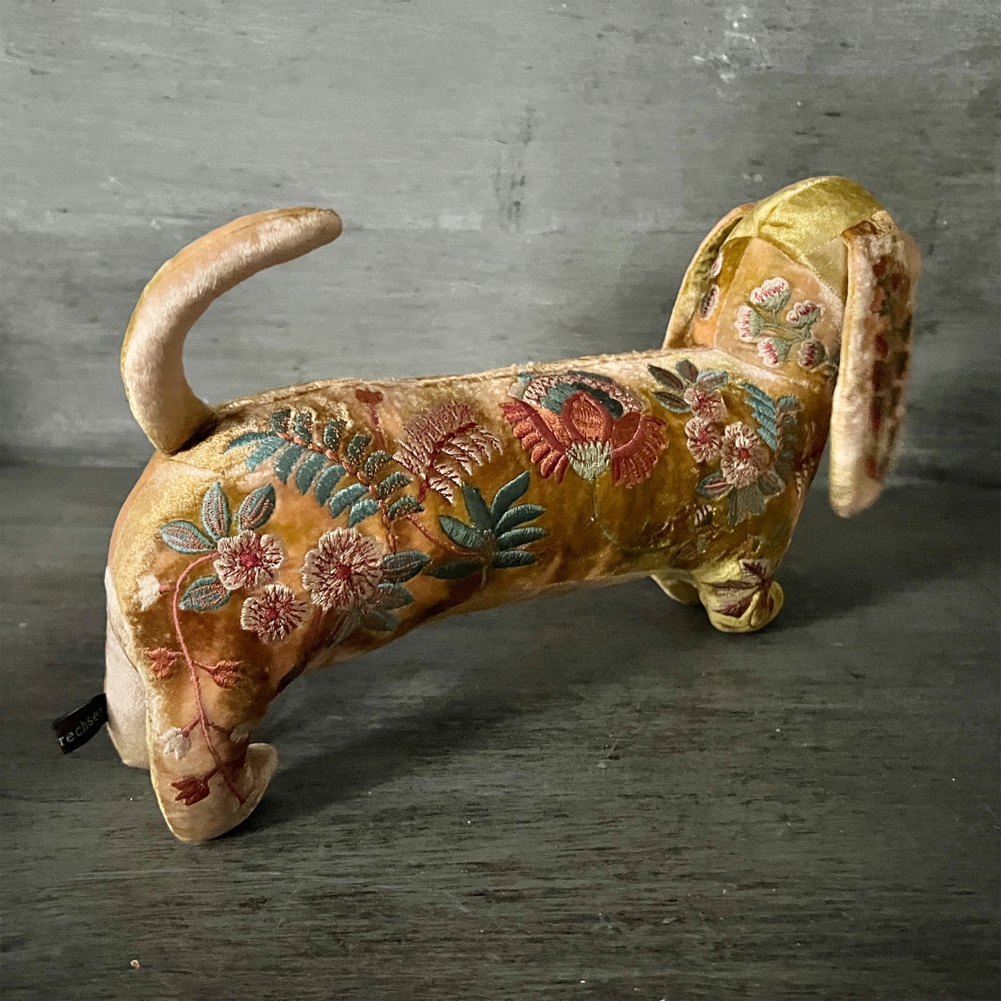 【Anke Drechsel】シルクベルベット Dachshund_Shaded Yellow