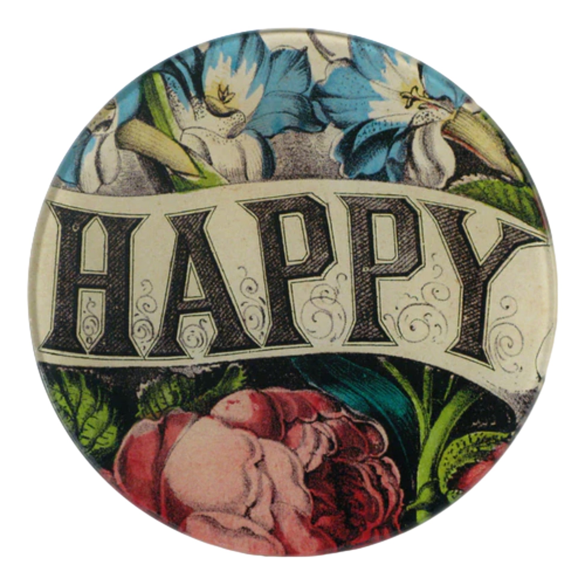 【JOHN DERIAN】デコパージュプレート Happy_5R