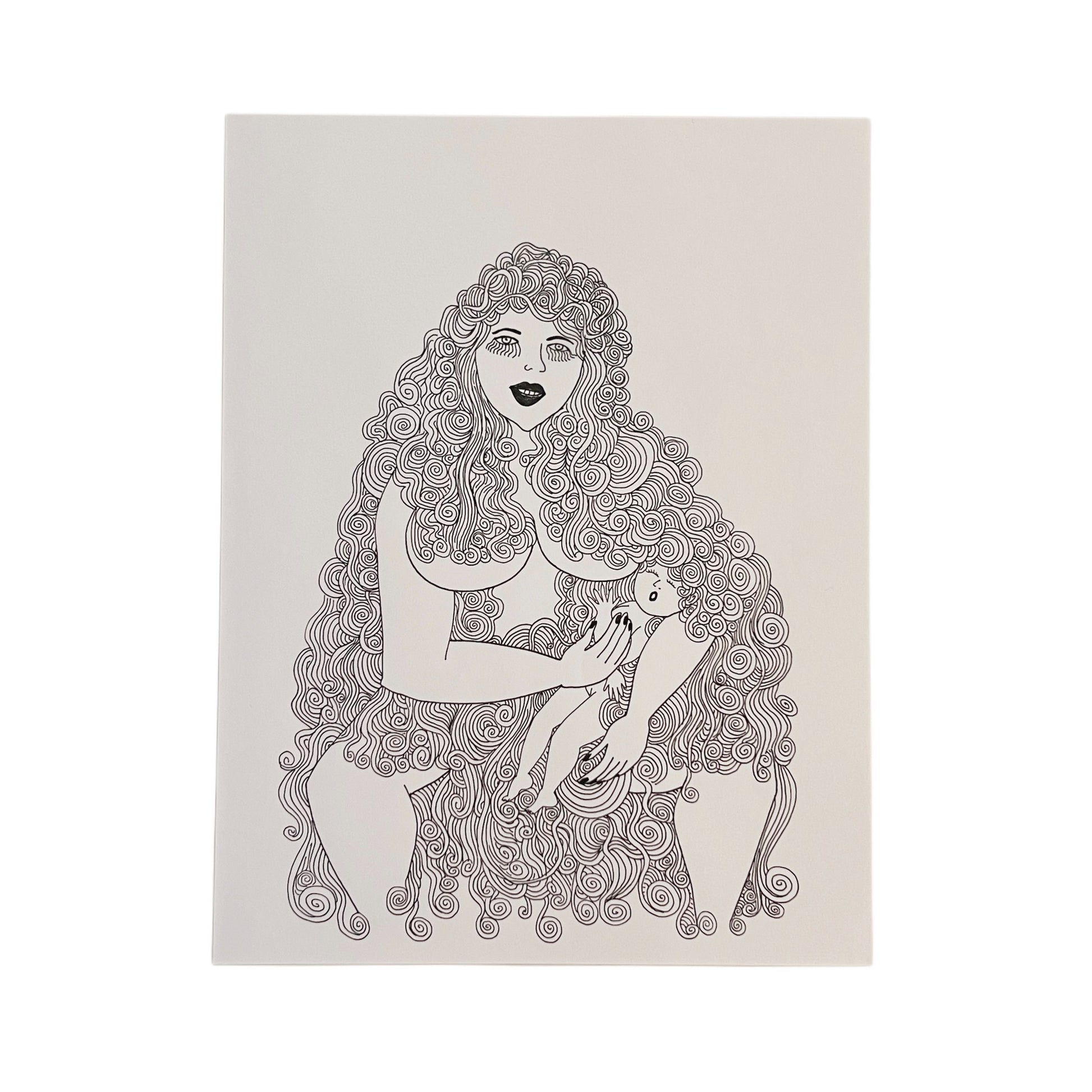 【Cathy Burghi 】子を抱く