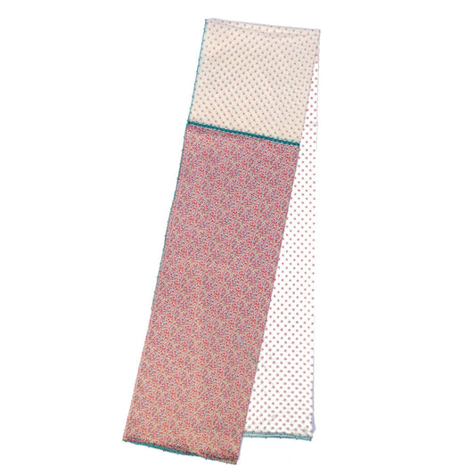 【Leo Atlante】刺繍パッチワークカーテン pink