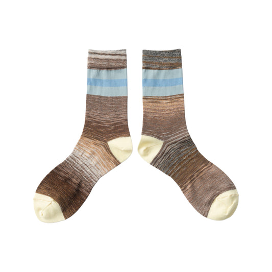 【TRICOTE】KASURI THREAD LINE SOCKS
