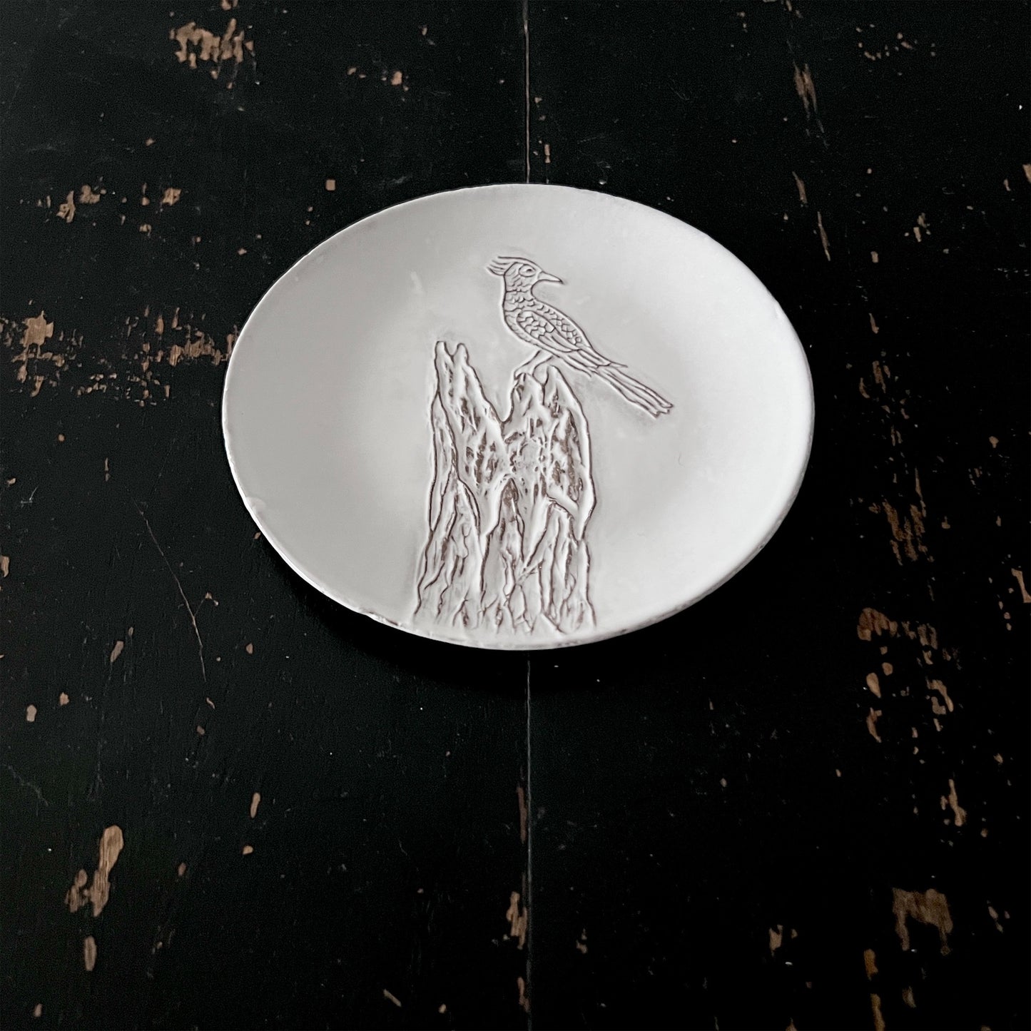 【Astier de Villatte】Setsuko Bird on Tree ソーサー
