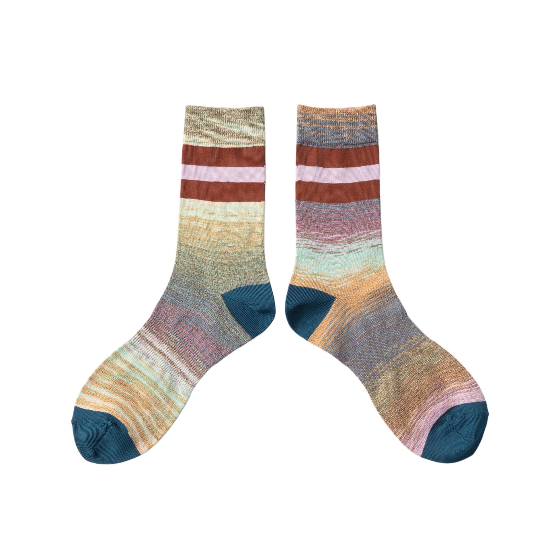 【TRICOTE】KASURI THREAD LINE SOCKS