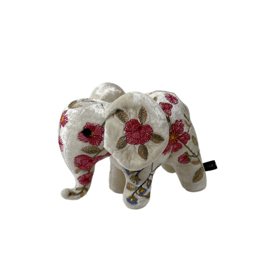 【Anke Drechsel】シルクベルベットMini Elephant_Ivory