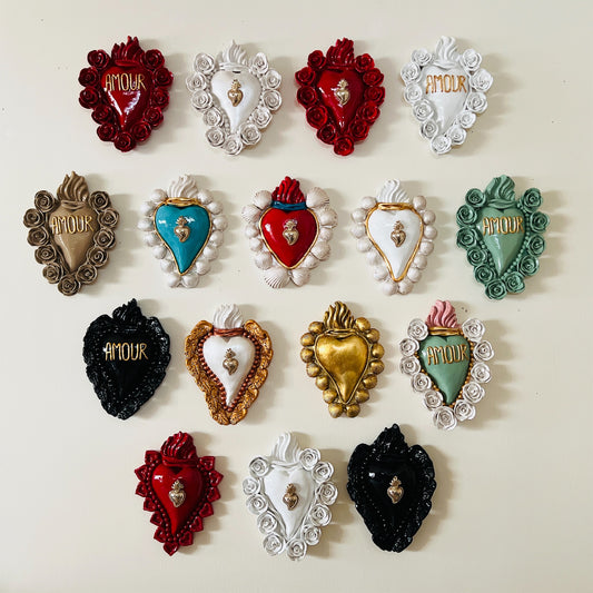 【Cuore di Argilla】HEARTS OF CLAY WITH ROSES CHS_43