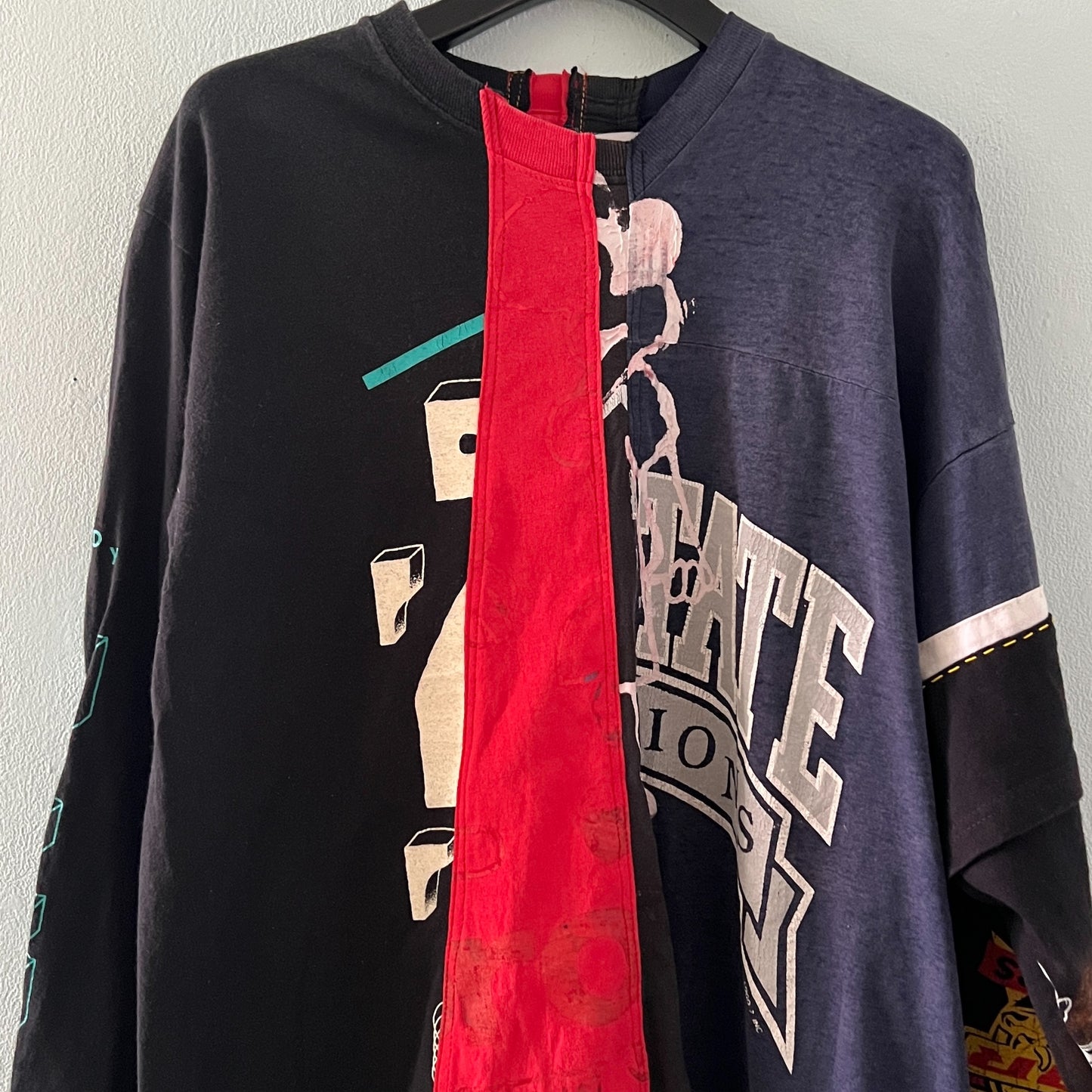 【nisai】古着解体再構築のロンT R010