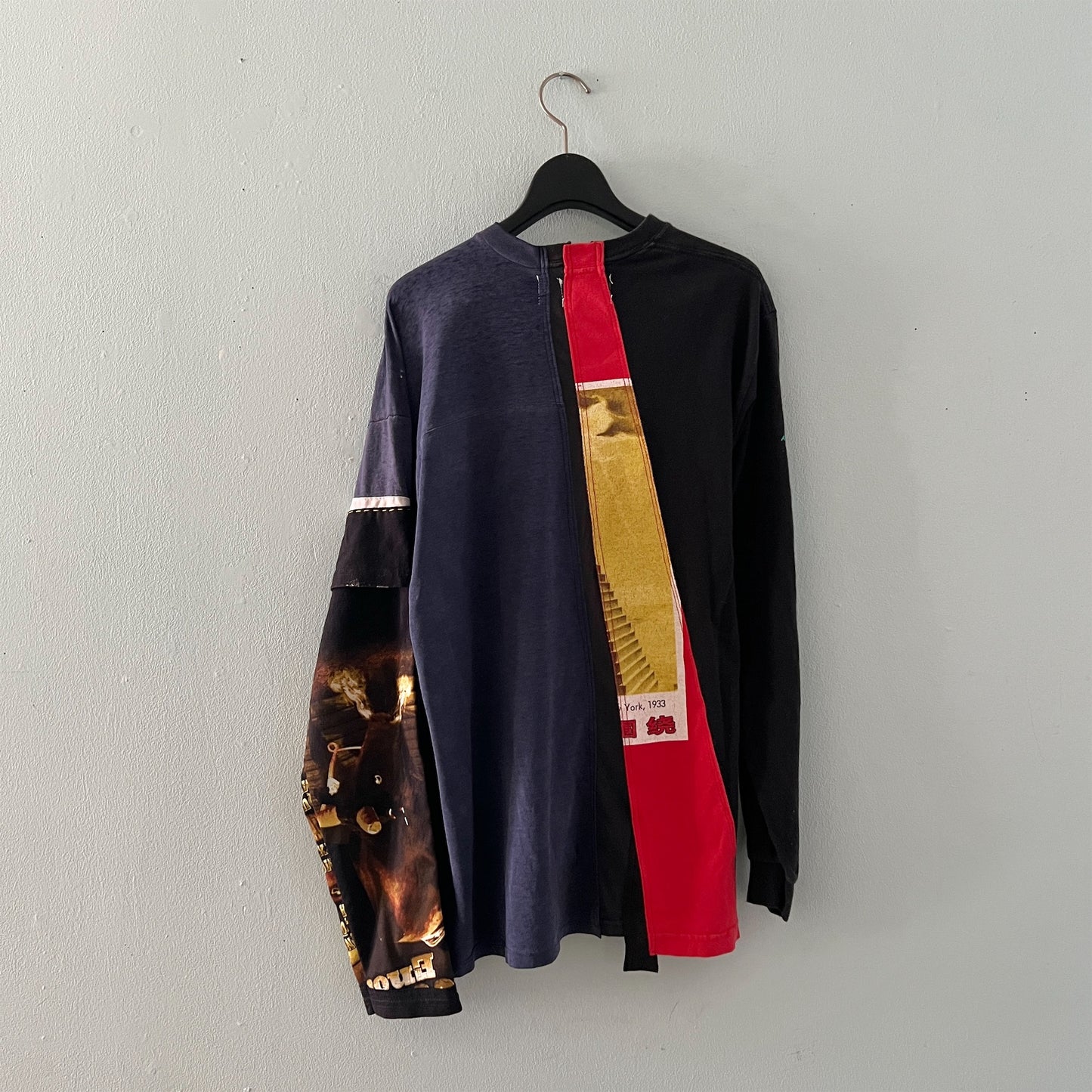 【nisai】古着解体再構築のロンT R010