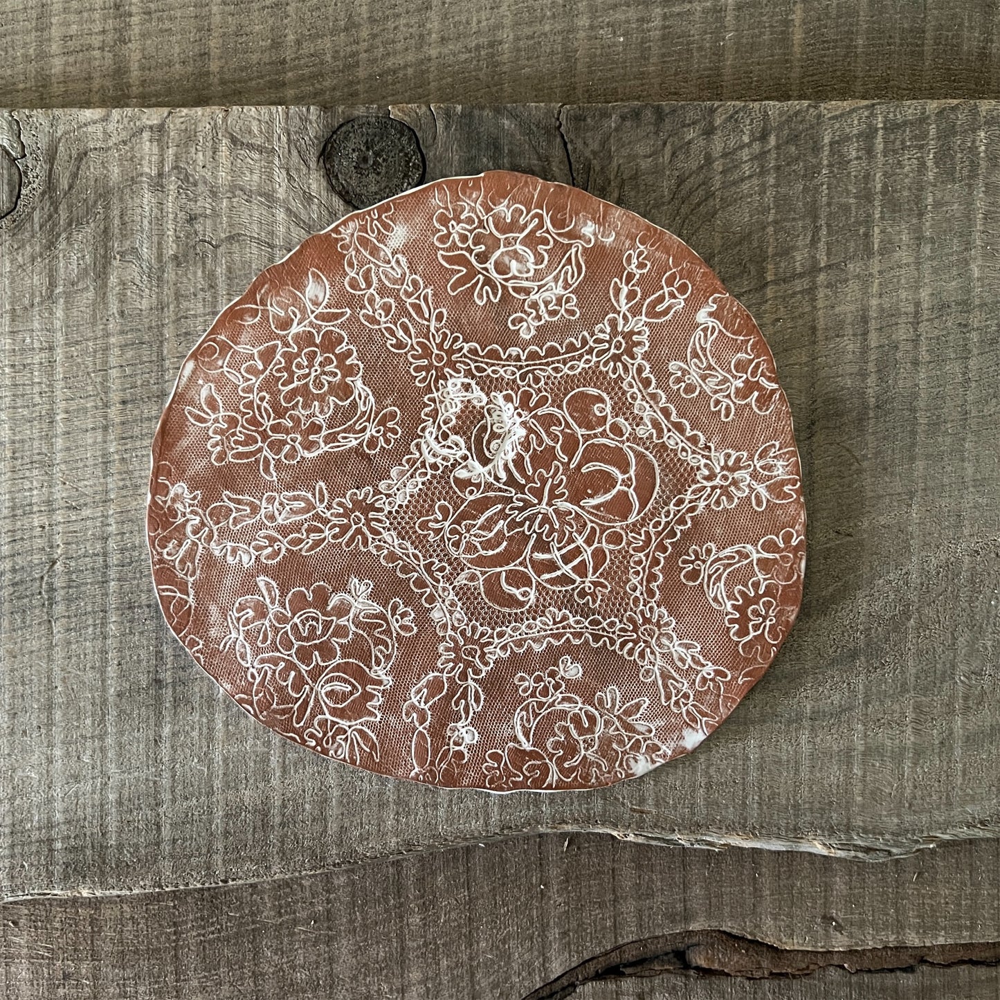【 Valerie Casado】トレー Tray_flat plate_Rouge-2