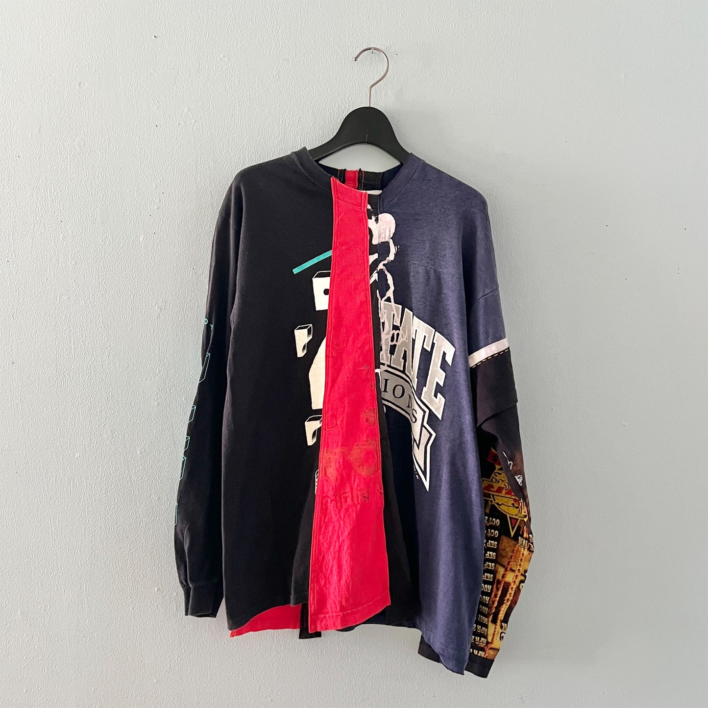 【nisai】古着解体再構築のロンT R010
