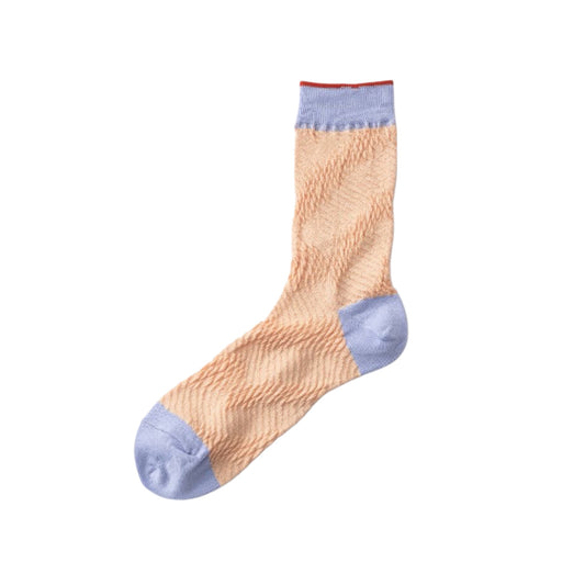 【TRICOTE】BUMPY BLUR STRIPE SOCKS