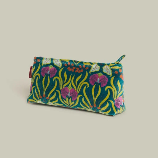 【Les Touristes】Velvet Pencil Case_muguet-bayou