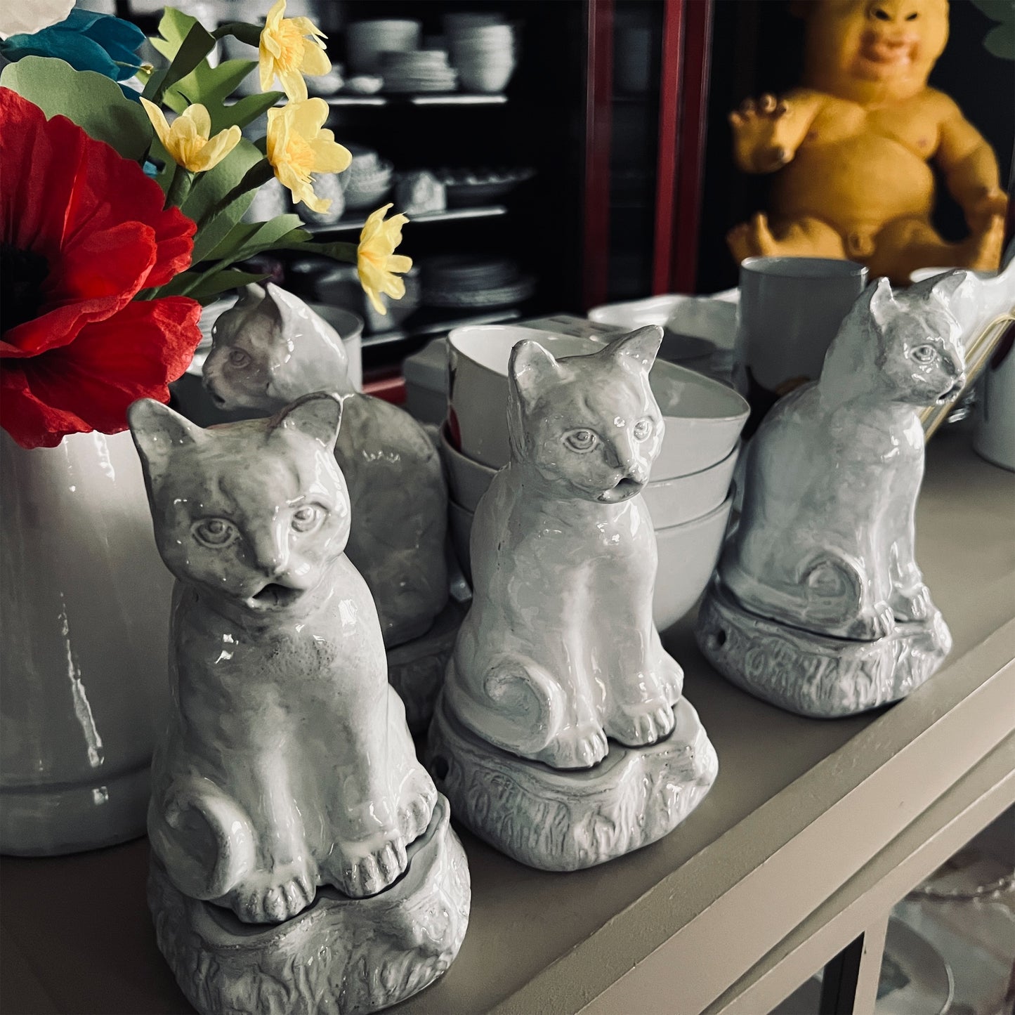 【Astier de Villatte】Setsuko Cat Incense Burner