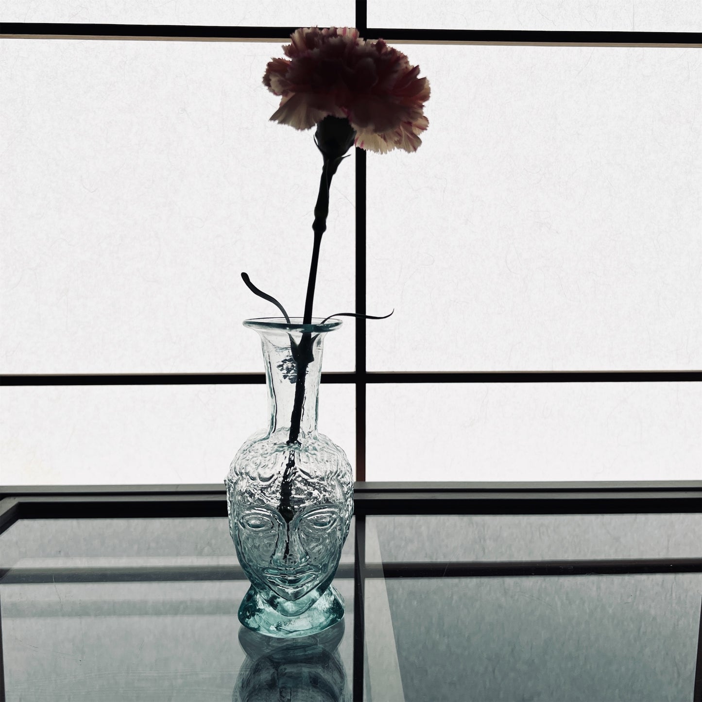 【La Soufflerie】フラワーベース Vase Tete Transparent