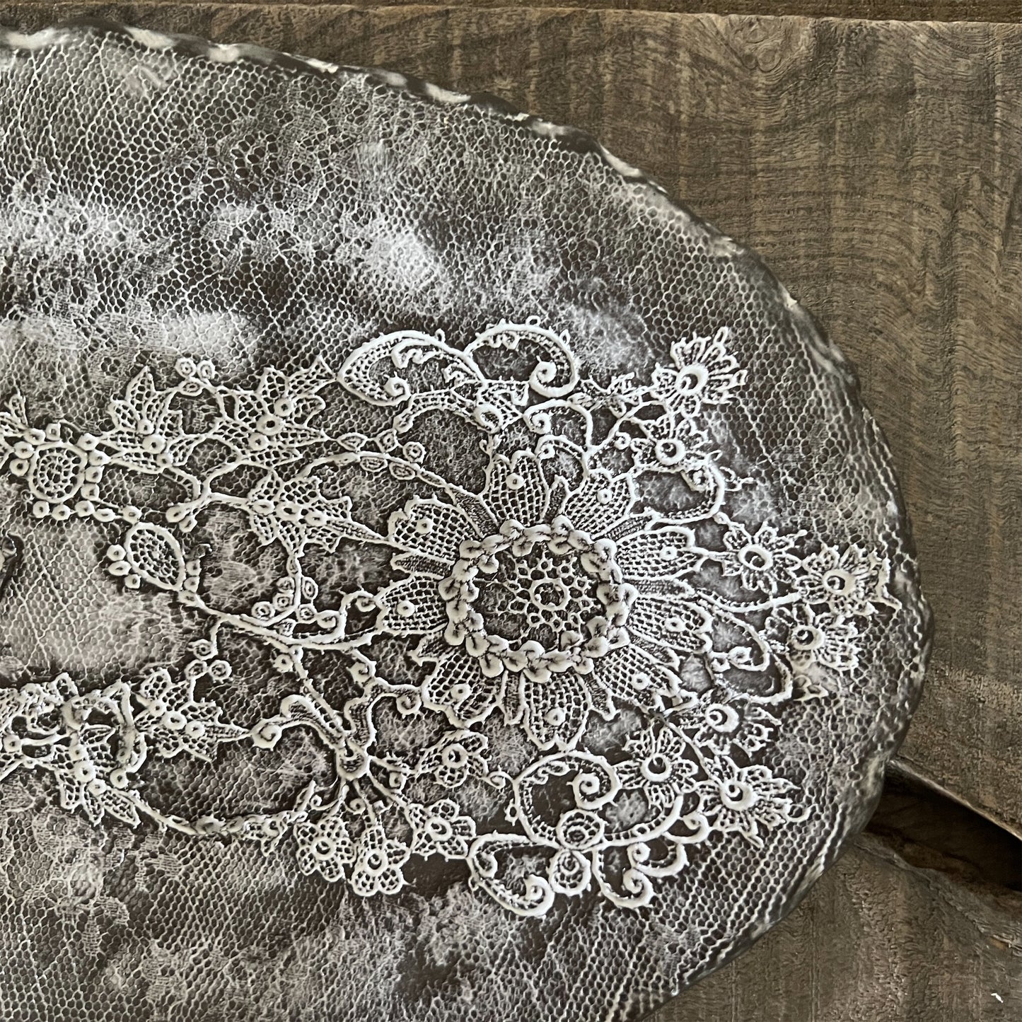 【 Valerie Casado】プレートL Fish Plates_Noir-6