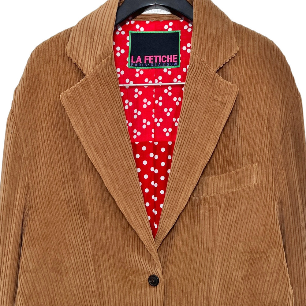 【LA FETICHE】Mens Style Corduroy Jacket