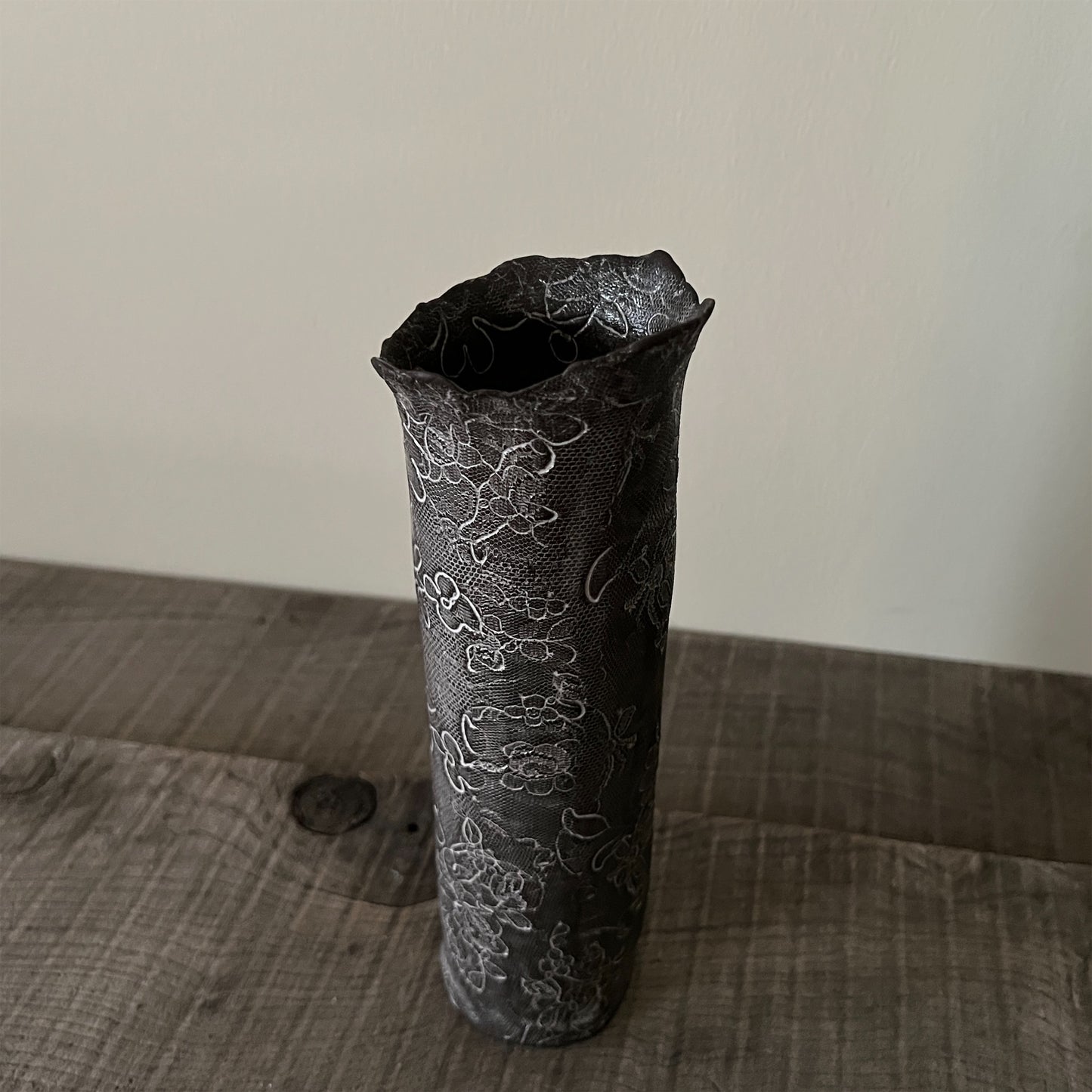 【 Valerie Casado】フラワーベース Vases Tubes Petit_Noir-1